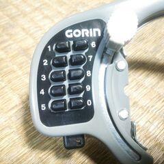 ★リング錠★暗証番号式★グレー★の画像