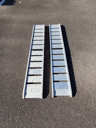 軽トラ用アルミラダーレール2本