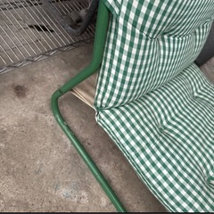 アメリカ柄座椅子の画像