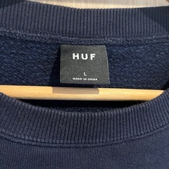 HUF ネイビー スウェット Lの画像