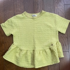 130cm メイクユアデイ ペプラム半袖tシャツの画像