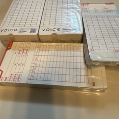 タイムカード 数枚使用のみの画像