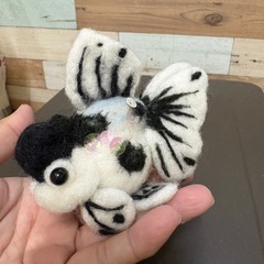 羊毛フェルト金魚の画像
