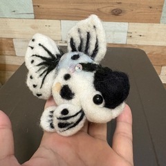 羊毛フェルト金魚の画像