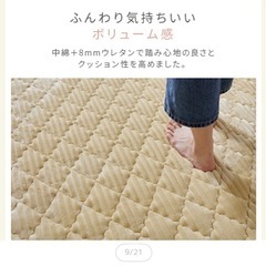 フランネルラグの画像