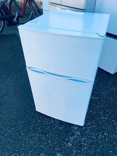 ♢maxzen 2ドア冷凍冷蔵庫【2019年製】JR090ML01WH