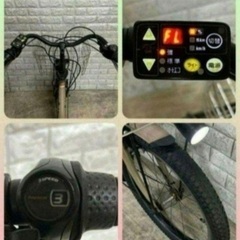 ✨美品✨室内保管✨ヤマハ パスバビー 電動自転車 大容量8.7Ah 子供乗せ  🌈新基準🌈p606の画像