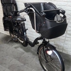 🌸美品🌸室内保管🌸パナソニック 電動自転車 ギュット 子供乗せ  🌈新基準🌈p607の画像