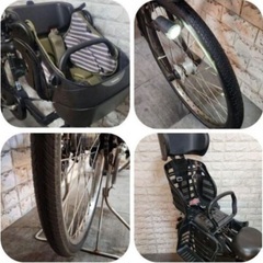 🌟🌸美品🌸室内保管🌸パナソニック 電動自転車 ギュット 子供乗せ  🌈新基準🌈p608の画像