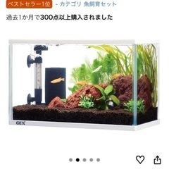 GEX アクリル水槽 セットの画像