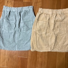 コーデュロイスカートまとめ売りの画像