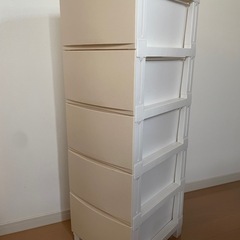 【12月末で終了！】チェスト　引き出し収納　5段の画像