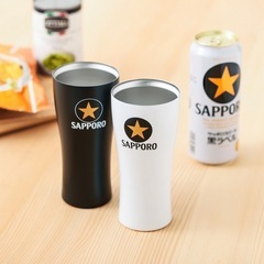 サッポロ生ビール黒ラベル 真空断熱タンブラー 限定モデルの画像