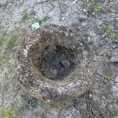 石の手水鉢の画像