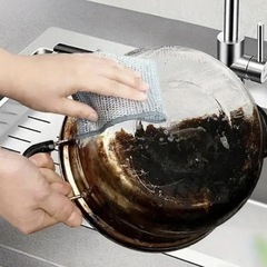 金属線クリーニングクロス 　食器洗浄雑巾/金属線雑巾　アルミクロスの画像