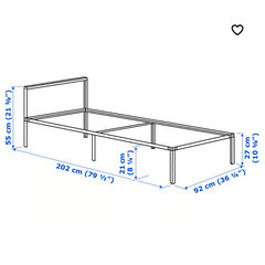 シングルベッドフレームの画像