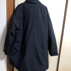 美品！GU3Ｌ黒フード付きジャンバーの画像