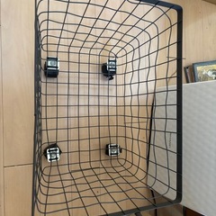 ワイヤーカゴ　キャスター付き　2つセットの画像