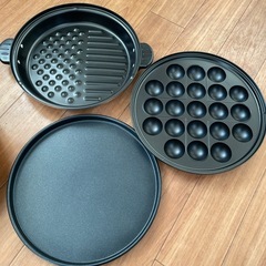 ３枚プレート電気グリル鍋の画像