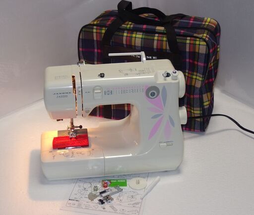 JANOME JA2000 コンパクトミシン 専用のバックが付属