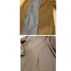 グローバルワーク　レディース　キャメル チェスターコート ウール混合の画像