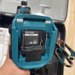 (マキタ純正) 18V 充電式インパクトドライバ TD173D ブルー 本体+ケース の画像