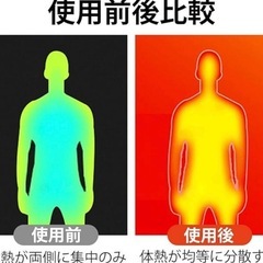 【新品未使用】電熱ジャケット 長袖　Lサイズ　男女兼用　ヒータージャケット 水洗い可　軽量の画像