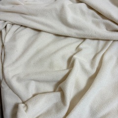 ニトリ 毛布にもなる掛け布団カバー フリース アイボリー シングルの画像