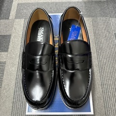 【新品】学生靴1010BLメンズローファーの画像