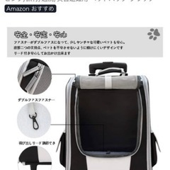 ペット　キャリーバックの画像