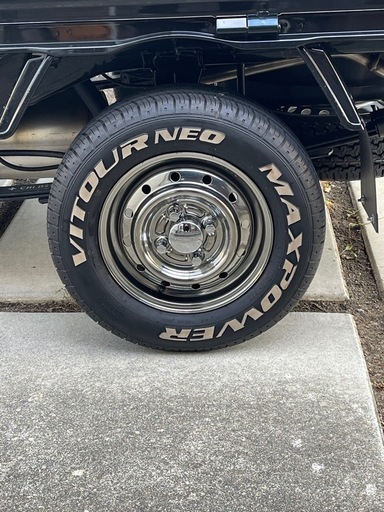 メッキホイール　　タイヤセット　12インチ