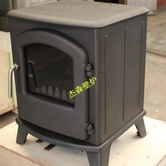 新品 鋳鉄薪ストーブ アンティーク 調理可 耐熱ガラス 高蓄熱 暖炉 キャンプ 小屋の画像