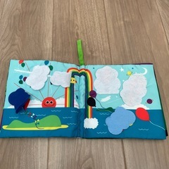【0円】赤ちゃん用　布絵本の画像