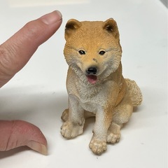 秋田犬？柴犬？置物の画像