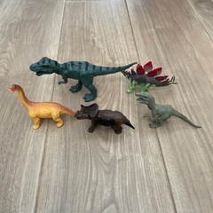 【0円】恐竜フィギュア5体の画像