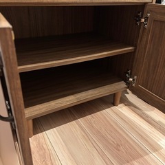 【非対面可能】食器棚 レンジ台 キッチンボードの画像