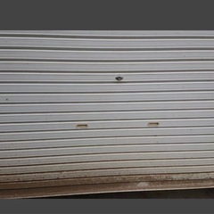 物置、ガレージ、解体済み、シャッター二枚の画像