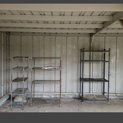 物置、ガレージ、解体済み、シャッター二枚の画像