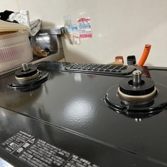 リンナイ　LPガス用ガス台　2口+グリルの画像