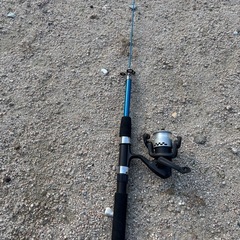 釣竿とリール　ジャンクの画像