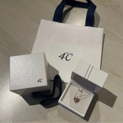 4℃ ネックレス K10の画像