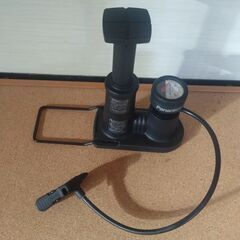 ※締め切り　自転車空気入れ(パナレーサー)　足踏み式　無料の画像