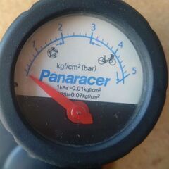 ※締め切り　自転車空気入れ(パナレーサー)　足踏み式　無料の画像