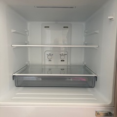 【中古、美品】2020年製TWINBIRD 2ドア冷蔵庫 146L KHR-EJ15 ハーフ＆ハーフの画像