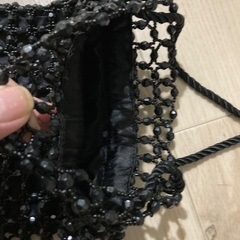 断捨離　黒　ビーズ　パーティの画像