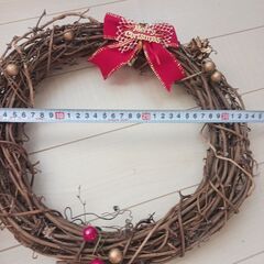 クリスマスリースの画像