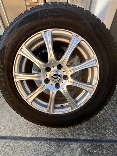 ハリアー80 60 スタッドレスタイヤ　ホイール