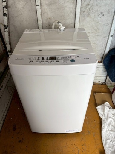 ハイセンス　洗濯機　HW-T45D 2021年製
