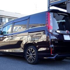 即乗りＯＫ 車検9年2月 ノア ハイブリッドG ナビ フルセグTV Bluetooth フリップダウンモニター バックモニター 両側パワスラ スマートキー クルコン シートヒーター LED ETCの画像