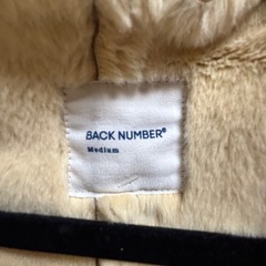 《backnumber》ムートンコート Mの画像